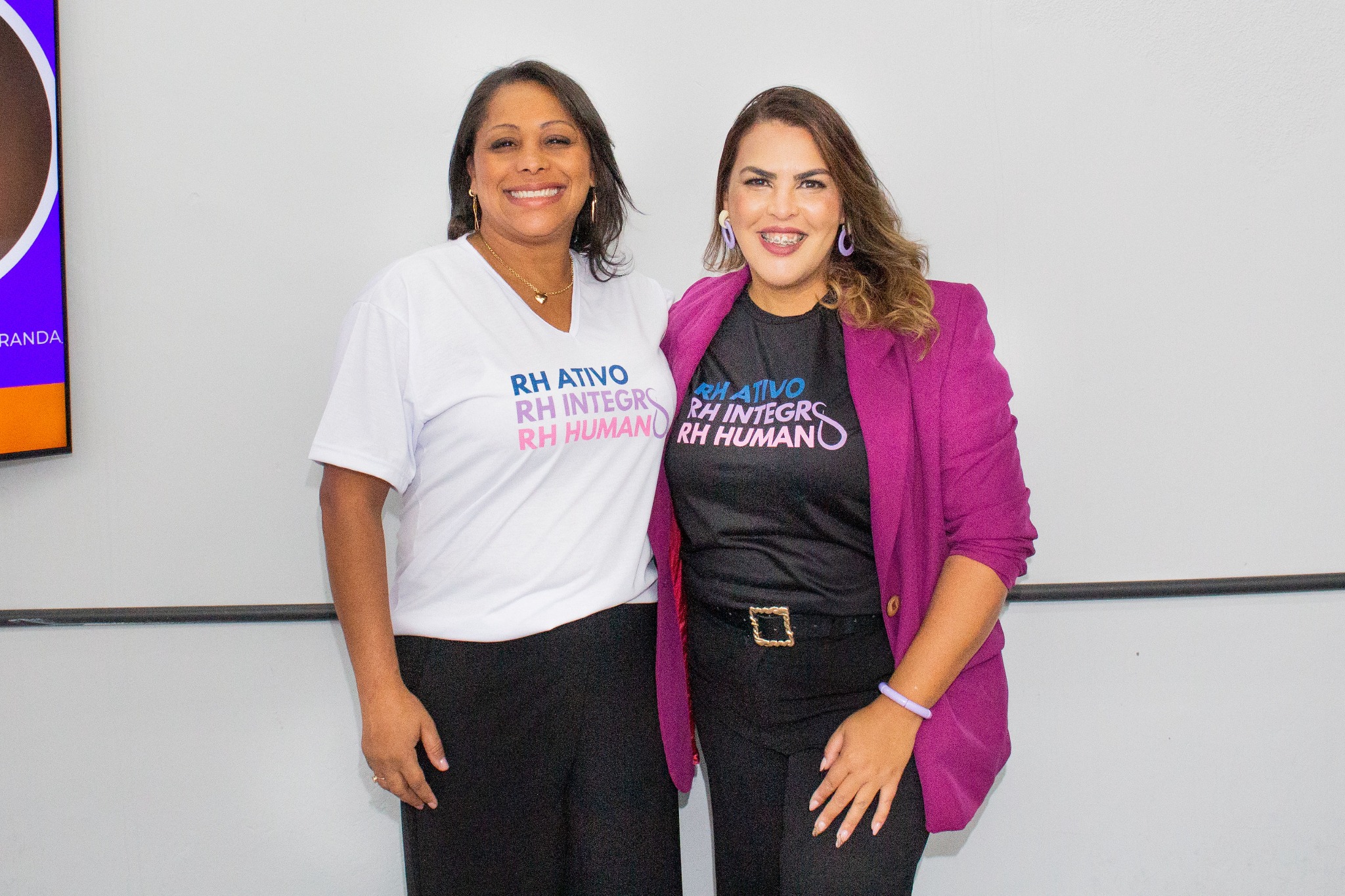 Natália Soares e participante no evento do RH Integra